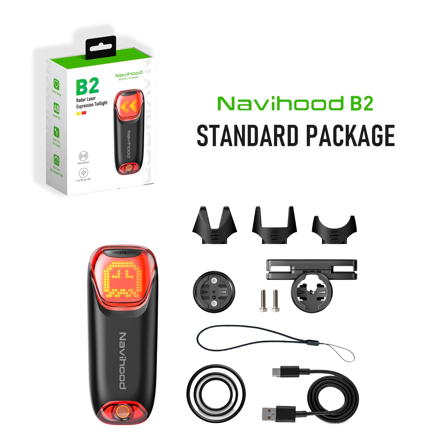 LUZ E RADAR INTELIGENTE B2 NAVIHOOD