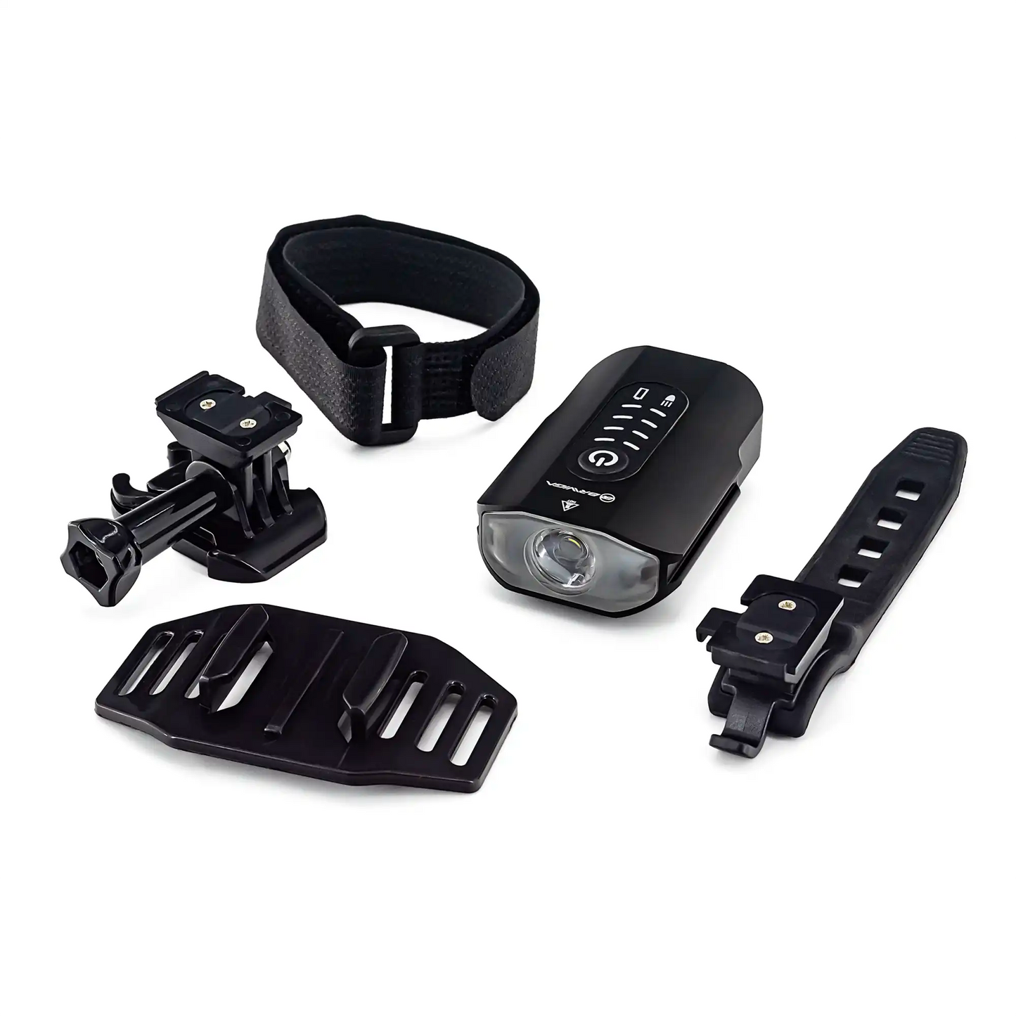 Luz Dianteira/Traseira BRIVIGA DE 600LM com SUPORTE PARA Capacete