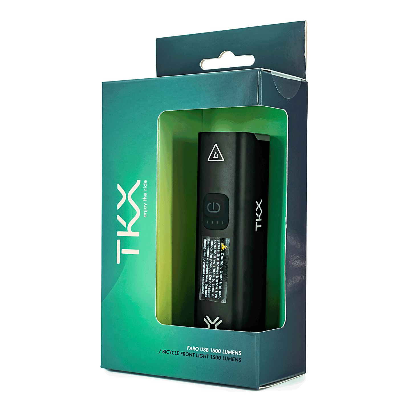 Luz dianteira TKX 1500LM USB