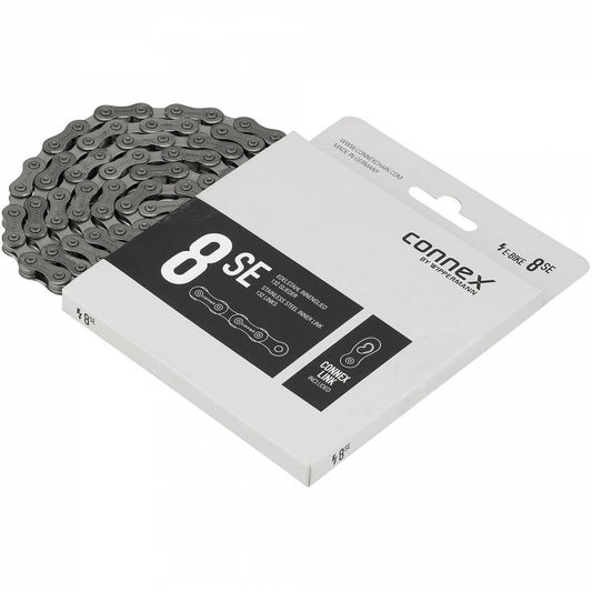 Connex E-bike chain 8sE 6/7/8v - 1/2´ x 3/32´ - 132L - Coupler included