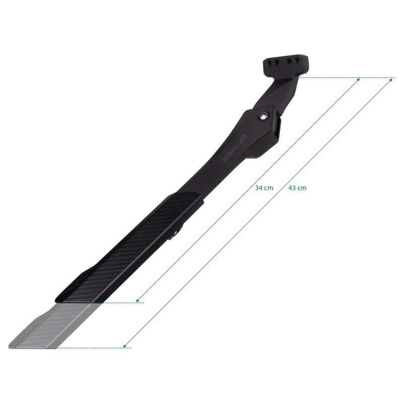 F E-BIKE Kickstand 24-29" Aluminum 18/40mm Black